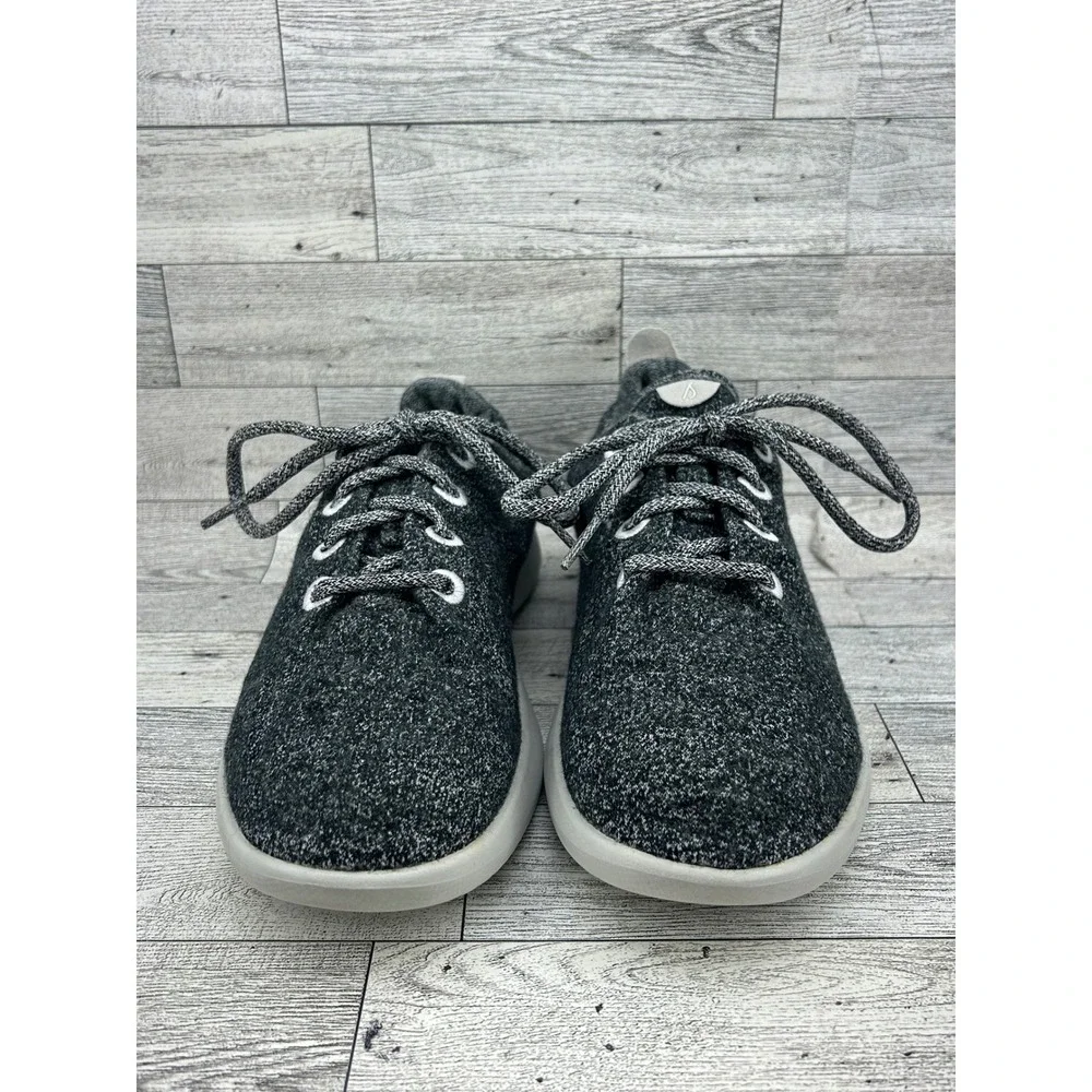 Allbirds Wool Runners Women Sz 8 Charcoal Grey Marl Merino Wool Sneakers PO 0162